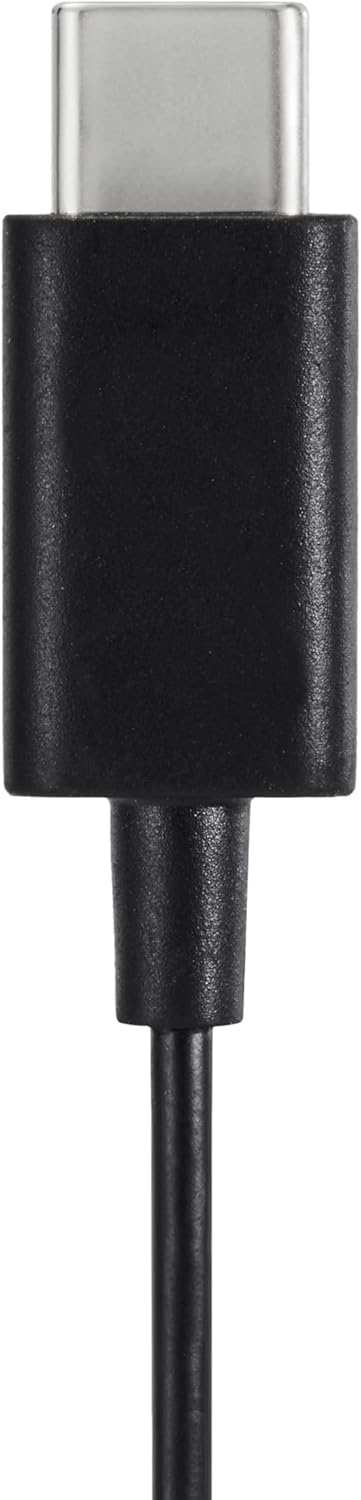 Amazon Basics USB-C Wired Earbuds with Microphone – In-Ear Headphones with Remote Control