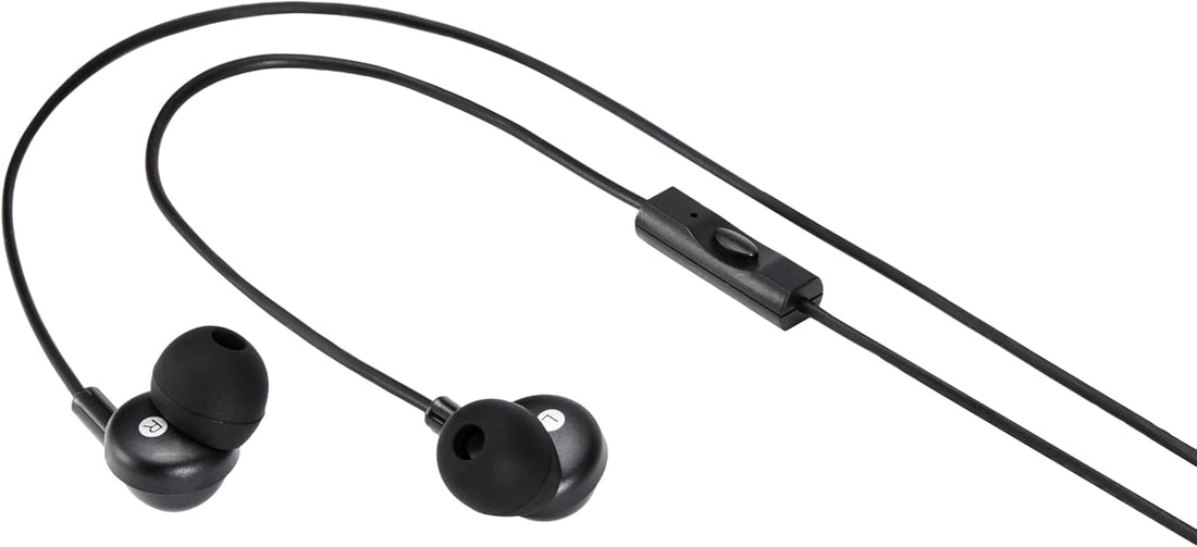 Amazon Basics USB-C Wired Earbuds with Microphone – In-Ear Headphones with Remote Control