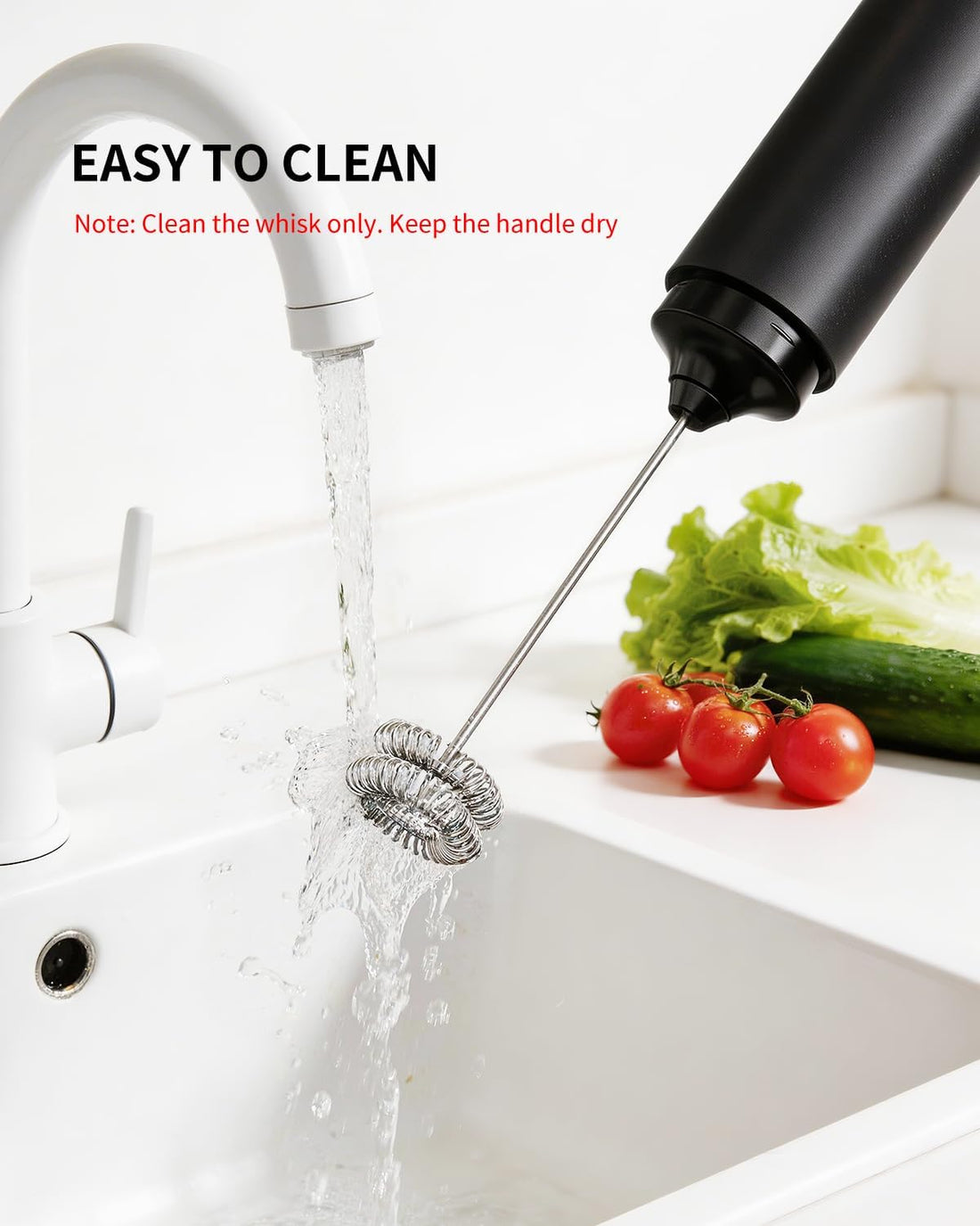 CIRCLE JOY Rechargeable Milk Frother – Handheld Electric Foam Maker for Coffee & Matcha
