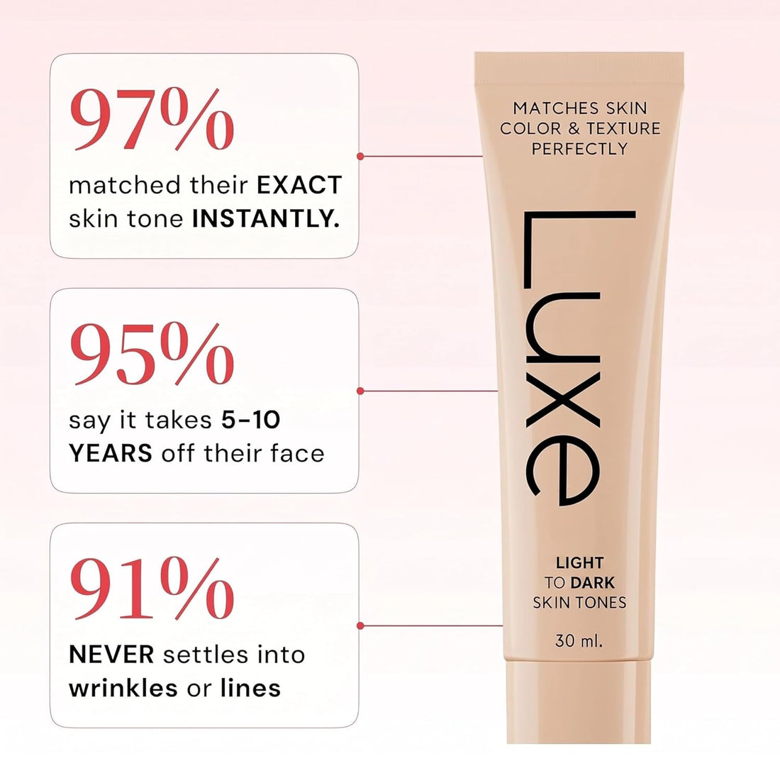 Luxe Color Changing Foundation – Adaptive Shade Matching Liquid Foundation