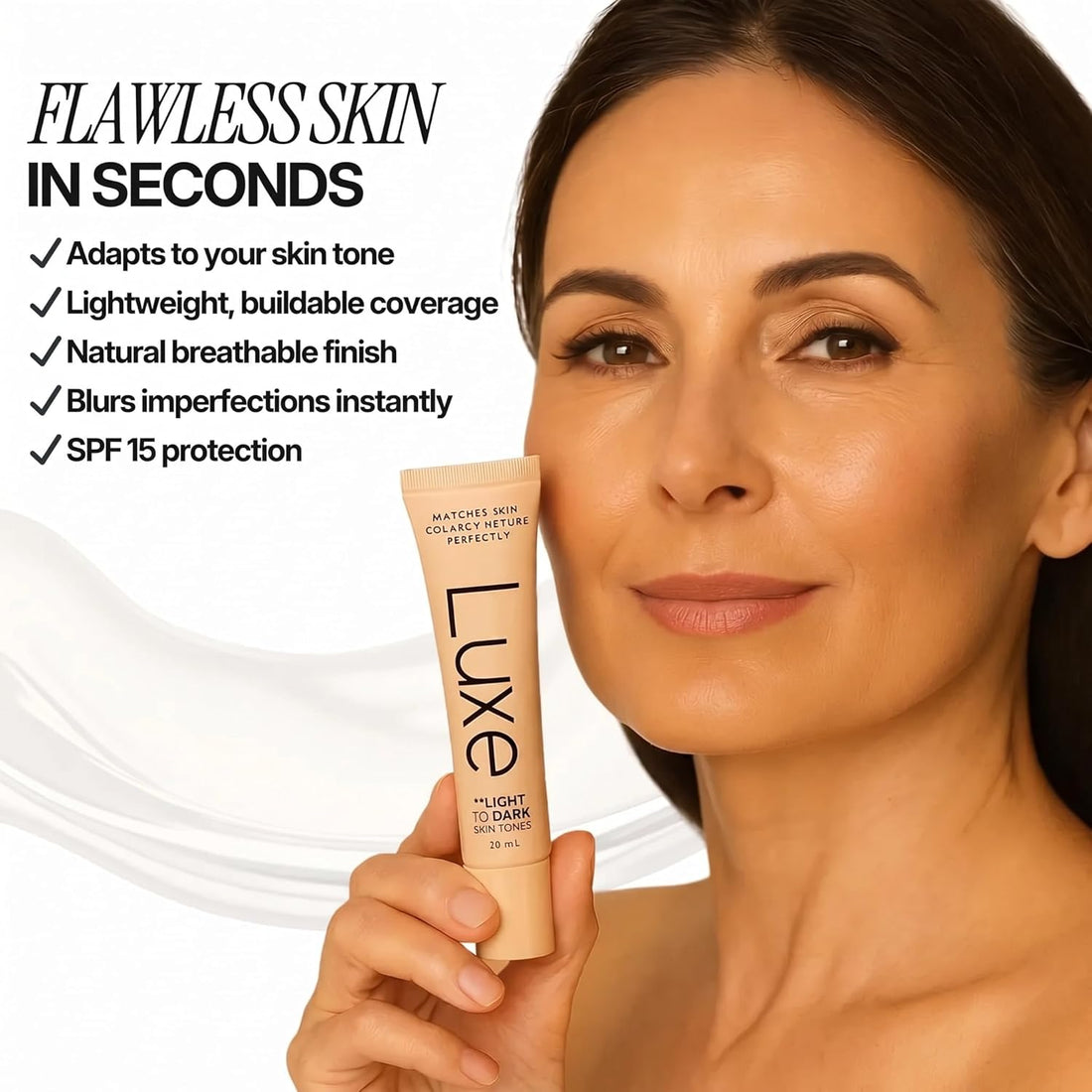 Luxe Color Changing Foundation – Adaptive Shade Matching Liquid Foundation