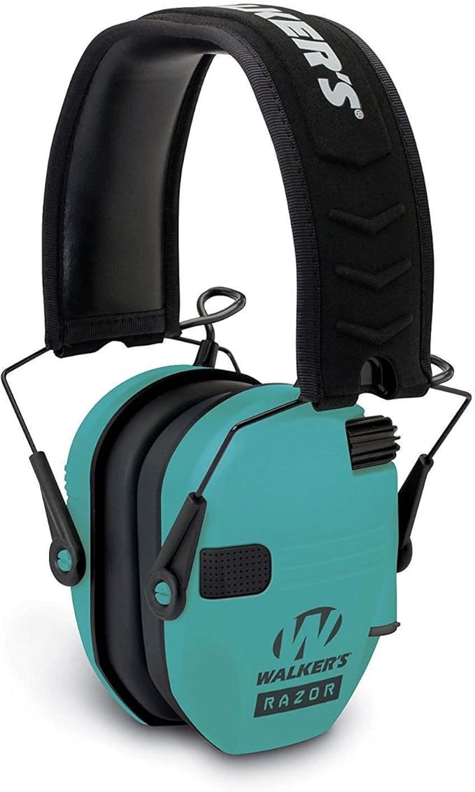 Walker’s Razor Slim Electronic Hearing Protection Muffs – Noise Reduction Ear Protection