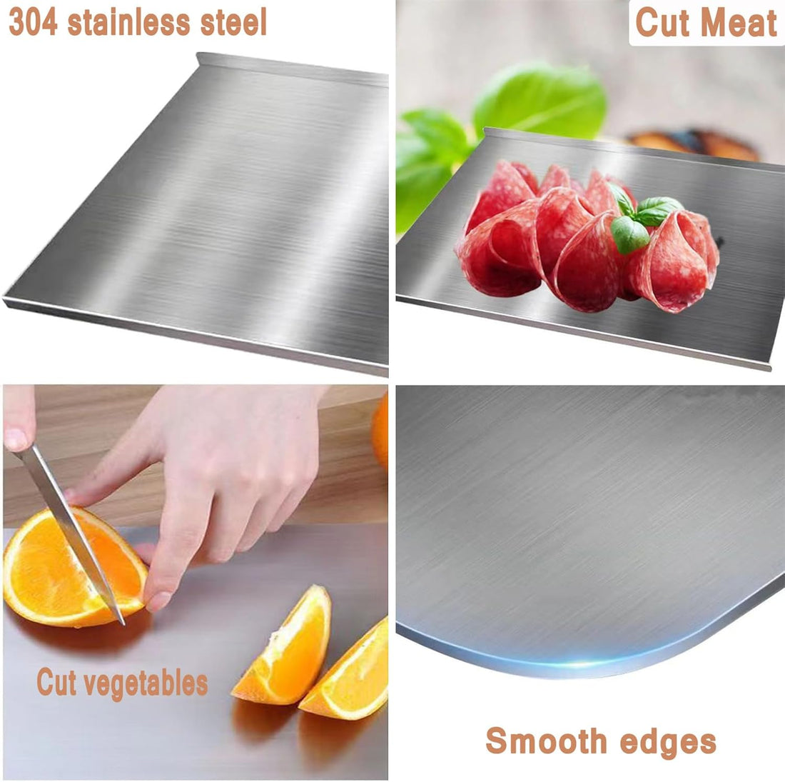 Stainless Steel Cutting Board, Kitchen Pastry Board, Chopping Board, Metal Cutting Board